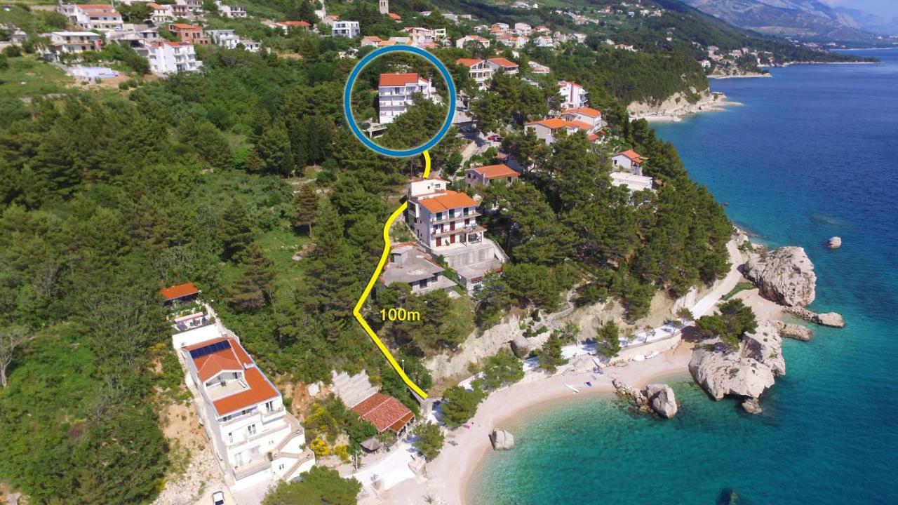 Sea View Apartment Gin Brela Luaran gambar